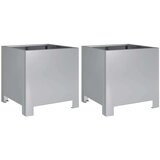 Vrtne sadilice 2 kom 30x30x30 cm od pocinčanog čelika | Eponuda.com
