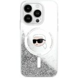 Karl Lagerfeld OVITEK Z TEKOČIMI BLEŠČICAMI KARL HEAD OVITEK ZA MAGSAFE ZA IPHONE 16 PRO, (21897135) | Shoptok.si