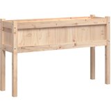 Maison Chic Vrtno cvetlično korito - Cvetlični Lonec z nogami 110x31x70 cm trdna borovina, (21790470) Cene
