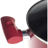 Five INDUKCIJSKI LONAC S POKLOPCEM 24CM CRVENI Cijene