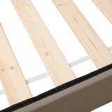 P & B POSTELJA Z VZMETNICO 200 cm x 200 cm , tekstil peščene barve | Shoptok.si