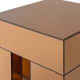 WOOOD Stranska mizica v sijajnem dekorju 45x45 cm Mirrox – | Shoptok.si