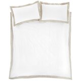 Bianca Bela/bež bombažna podaljšana posteljnina za zakonsko posteljo 230x220 cm Oxford Lace – | Shoptok.si