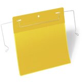 Durable Žepki z žičnimi vezicami A5 ležeči rumeni, 50 kos, (20372488) | Shoptok.si