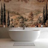  Foto tapeta - Mediterranean landscape - old tapestry with a hill and a lake 400x280 Vodootporna | shoptok.hr