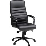 MID.YOU PISARNIŠKI STOL kovina, tekstil črna, barve kroma | Shoptok.si
