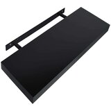  Plutajuće zidne police 2 kom crne 40 x 20 x 3 8 cm | shoptok.hr