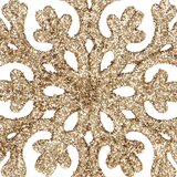 springos set božićnih ukrasa "Snježna pahulja", 6 cm, 8 komada, zlatna | shoptok.hr