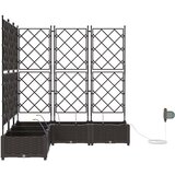  Vrtna saksija 5 pcs Smeđa 120 x 120 x 126 cm Plastika | Eponuda.com