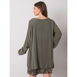 Italy Moda Dress-DHJ-SK-21451.50-khaki | Shoptok.si