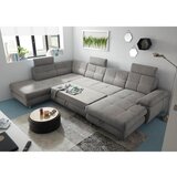 MID.YOU SEDEŽNA GARNITURA, tkanina srebrne barve | Shoptok.si