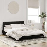 vidaXL okvir za krevet s uzglavljem crni 160x200 cm baršunasti | shoptok.hr