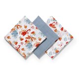 BabyOno Tetra plenice Muslin Safari, pastelno modre | Shoptok.si