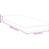  Madraci Bijela siva 90 x 200 cm 100% poliester žakard tkanina | shoptok.hr