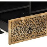 TV ormarić 100 x 33 x 46 cm od masivnog drva manga | shoptok.hr