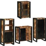  Komplet pohištva za kopalnico 4 pcs Trden recikliran les, (5000064528) | Shoptok.si