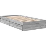  The Living Store Posteljni okvir s predali siva sonoma 75x190 cm inženirski les - Posteljni Okvir, (21525912) | Shoptok.si