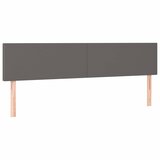  s oprugama i madracem sivi 120x190 cm od umjetne kože | shoptok.hr