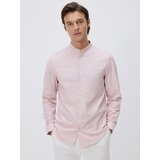 Reserved Slim fit pamučna košulja - prljavoroza | shoptok.hr