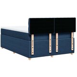vidaXL Krevet s oprugama i madracem plavi 140x200 cm od tkanine | shoptok.hr