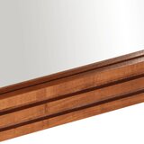 Kupaonsko ogledalo 50 x 70 cm masivno drvo bagrema i staklo | shoptok.hr
