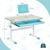  Otroška pisalna miza - svetlo modra | Shoptok.si