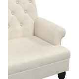  Klupa s naslonom 120 x 62 x 75,5 cm platnena | Eponuda.com