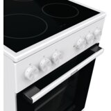 Gorenje GEC5A41WG električni štednjak, 50 cm, bijeli, silvermatte emajl, funkcija pizza, funkcija brzog predgrijavanja, 62 l | shoptok.hr