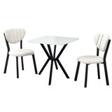 Hanah home Set Trpezarijski sto i 2 stolice Elma Cream White | Eponuda.com