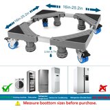 NIUXX nastavljivo stojalo za pralni stroj z 8 nogami in 4 kolesi 41.5–65 cm | Shoptok.si