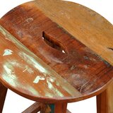  Barski stolac od masivnog obnovljenog drva | shoptok.hr