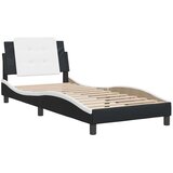vidaXL okvir za krevet s uzglavljem crno-bijeli 100x200cm umjetna koža | shoptok.hr