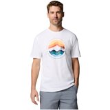 Columbia Majice s kratkimi rokavi Path Lake II Graphic Tee Bela | Shoptok.si