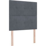  Glavna postelja z gumbi, temno siva, 80 cm, žamet, (22052175) | Shoptok.si