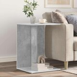  Stranska miza Betonsko siva 45 x 40 x 62,5 cm Konstruiran les, (5000201874) | Shoptok.si