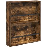  Polica za časopise s policom Dimljeni hrast 60 x 12 x 70 cm | shoptok.hr