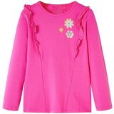  Dječja majica dugih rukava tamnoružičasta 116 | shoptok.hr