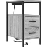 vidaXL Noćni ormar Sivi hrast sonoma 30 x 48 x 61 cm Konstruirano drvo | shoptok.hr