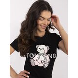 Vinceotto T-shirt-NM-TS-JX-09328.65P-black-pink | Shoptok.si