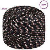  Višenamjensko pomoćno uže 10 mm 25 m Crna i crvena PP - Crna i crvena 10 mm 25 m | shoptok.hr