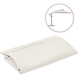  Zamjenska tkanina za konzolni suncobran 300 cm pješčano bijela | shoptok.hr