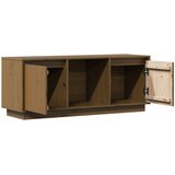 TV ormarić smeđa boja meda 110,5x35x44 cm od masivne borovine | shoptok.hr