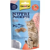 Gimcat Nutri Pockets riba - Varčno pakiranje: z lososom (6 x 60 g)