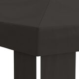 Gazebo Pokrivač 6 x 3 m Antracit Poliester 190 gsm | Eponuda.ba