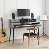 Studio radni stol Siva Sonoma 130 x 42,5 x 36 cm Cijene