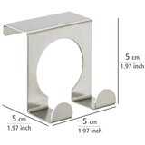 Wenko 8411100 - Kukica 5x5 cm inox/srebrna Cene