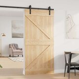  Vrata NARVIK Naravna 100 x 210 cm Masiven borov les, (5000215448) | Shoptok.si