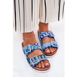 S. BARSKI Women's Slippers With Buckles And Glitter S.Barski | Shoptok.si