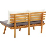  Klupa s jastucima 115 cm od masivnog bagremovog drva | shoptok.hr