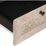 vidaXL Kava Stol s ladicama Bijelo 80 x 54 x 40 cm masivno drvo manga | shoptok.hr